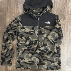 The North Face Glacier Full Zip Camouflage Fleece Hoodie